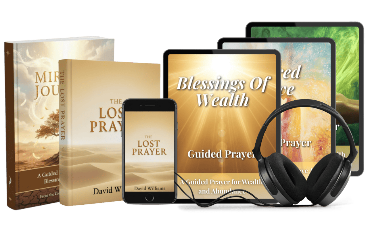 The Lost Prayer complete product bundle including books, audio prayers and journal